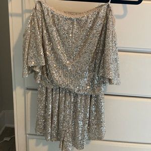 Boutique sequin romper